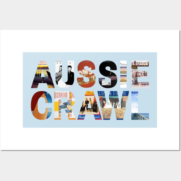 AUSSIE CRAWL  - Australian Crawl Wall Art by Simontology